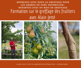 Formation sur le greffage des fruitiers avec Alain Jetté 11 mai 2024 à 9h