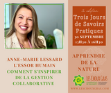 Anne-Marie Lessard, L'essord Humain - S'inspirer de la gestion collaborative - 30 septembre 13h30